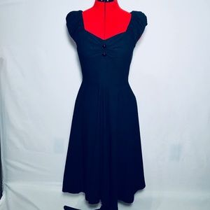 MUXXN Women's 50s Vintage Swing  Stretchy Dress (L